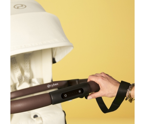 Cybex E-Gazelle S Ocean Blue Pastaigu rati + Guļammaiss Cybex Snogga 2 Ocean Blue