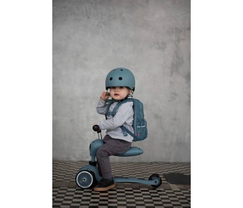 Skrejritenis Bērniem ar sēdekli Scootandride Highwaykick 2in1 Steel