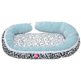 Motherhood Gniazdo Niemowlęce + Kojec Junior 2w1 Ocelot Niebieski Motherhood Gniazdo Niemowlęce + Kojec Junior 2w1 Ocelot Niebieski