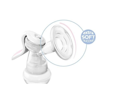 Chicco Natural Feeling  Laktator Manualny + Wkładki Laktacyjne 60 szt.