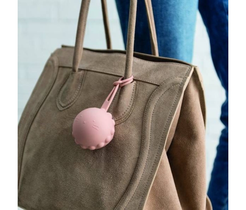 Nattou Silikonowe Etui Na Smoczek  Różowe