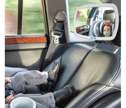 Joybi Lusterko Do Obserwacji Dziecka w Podróży 360° LED