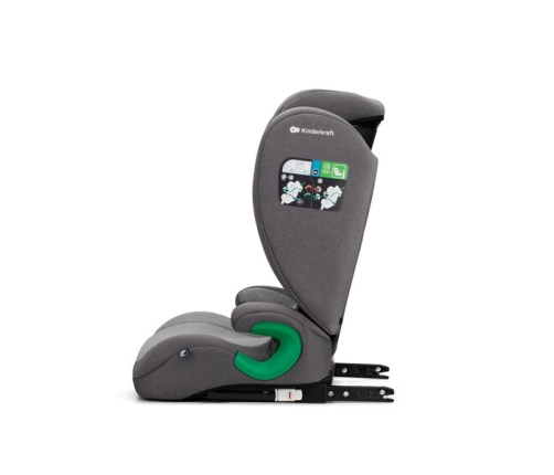 Kinderkraft Junior Fix 2 I-Size Fotelik Samochodowy 15-36kg 100-150cm Rocket Grey