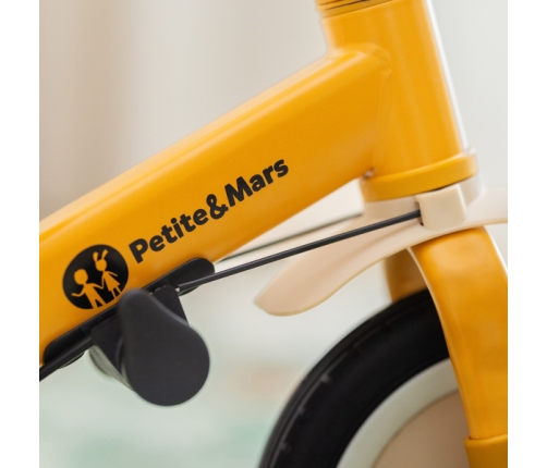 Petite&Mars Turbo Wielofunkcyjny Rowerek Trójkołowy 5w1 Intense Ochre
