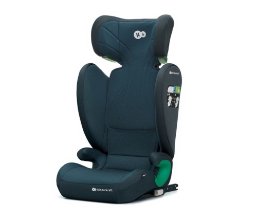 Kinderkraft Junior Fix 2 I-Size Fotelik Samochodowy 15-36kg 100-150cm Harbour Blue