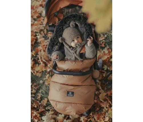 Makaszka Śpiworek Premium Do Wózka 0-18m Camel