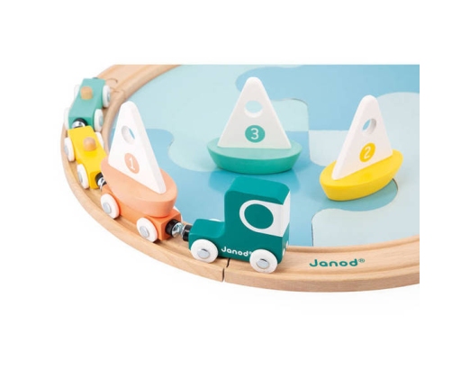 Развивающий пазл-трасса Janod Bolid Sailing Boat Circuit