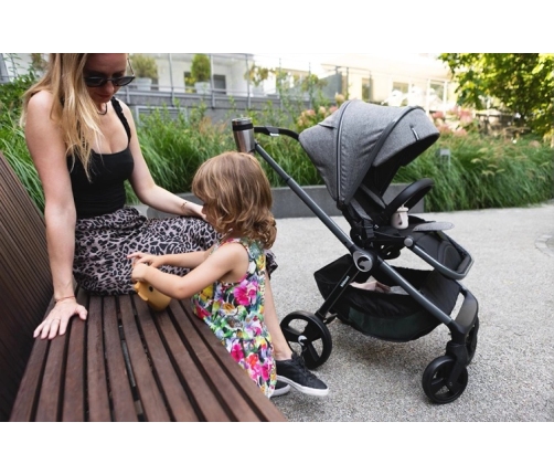 Kidnort Isbjörn Wózek Spacerowy Czarny