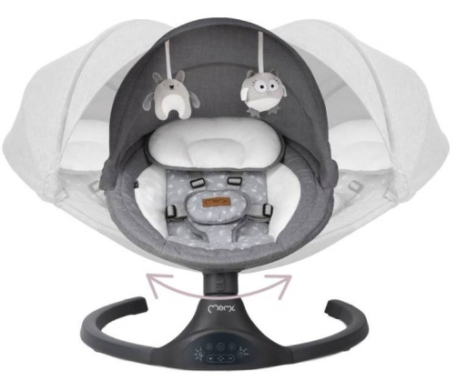 MoMi Kenani Dark Grey Кресло-качалка