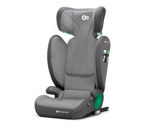 Kinderkraft Junior Fix 2 I-Size Fotelik Samochodowy 15-36kg 100-150cm Rocket Grey