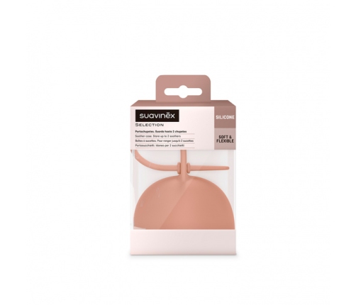 Suavinex SX Pro All Silicone Etui Na Smoczek Colour Essence Ceglaste