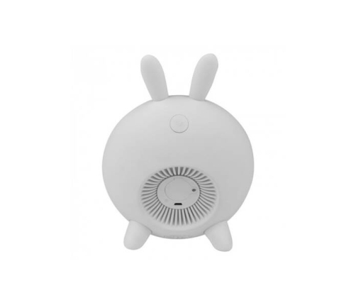 MARY'S Budzik z Lampką Nocną Led Rgb Biały Królik