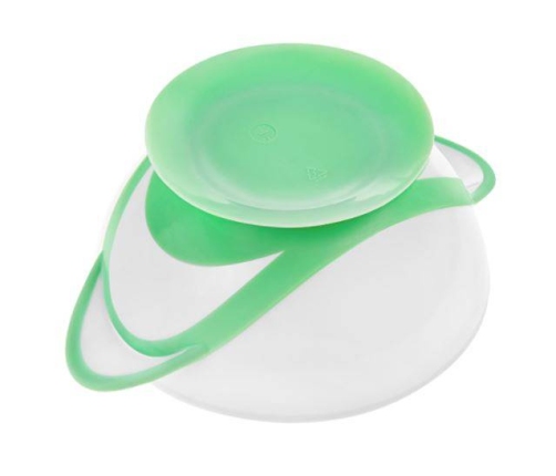 Akuku Miseczka Na Przyssawce White/Green A0504