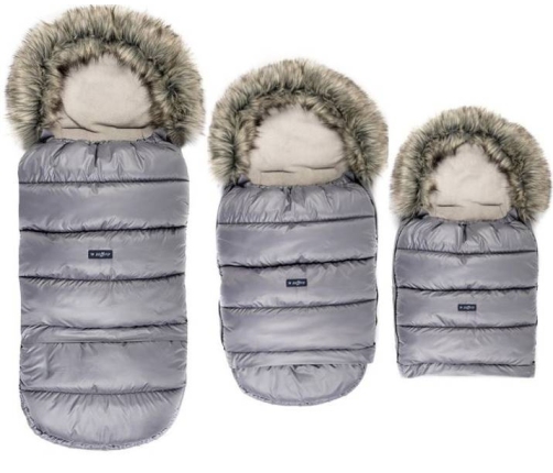 Zaffiro Grow Up 2.0 Śpiwór Do Wózka Plusz Pastel Grey