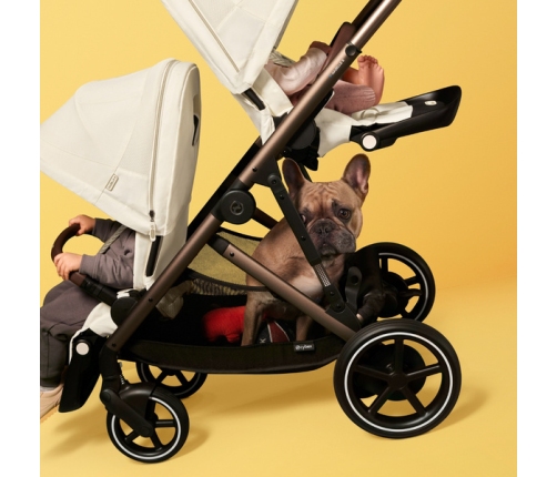 Cybex E-Gazelle S Ocean Blue Pastaigu rati + Guļammaiss Cybex Snogga 2 Ocean Blue