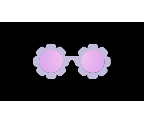 Babiators Flower Polaryzacja Lavender Mirrored Lens P-FWR503-L Rozmiar 6+ Irresistible Iris