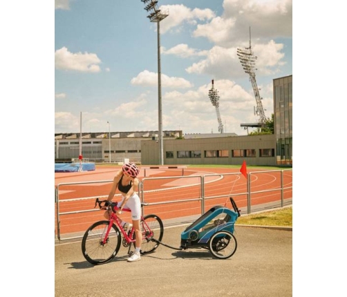 Cybex Zeno Bike Light Pink Спортивная коляска для бега Лыж - Велосипедный прицеп 4in1