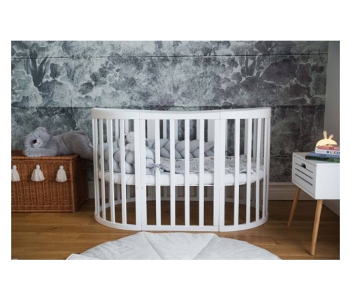 Waldin Warkocz Ochraniacz Do Łóżeczka 02 Kremowy