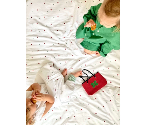 Piapimo Kołderka Dwustronna Bawełnina z Wypełnieniem 100x130cm kolekcja Coccinella Biedronki