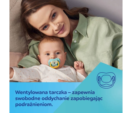 Canpol Babies Smoczek Silikonowy Symetryczny 6-18m Exotic Lama 34/921_lama