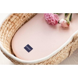 Poofi Prześcieradło do Wózka Organic Pudrowy