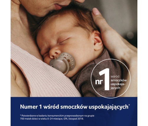 Lovi Harmony Smoczek Silikonowy Dynamiczny 3-6 m 22/906 Boy 2 Szt.