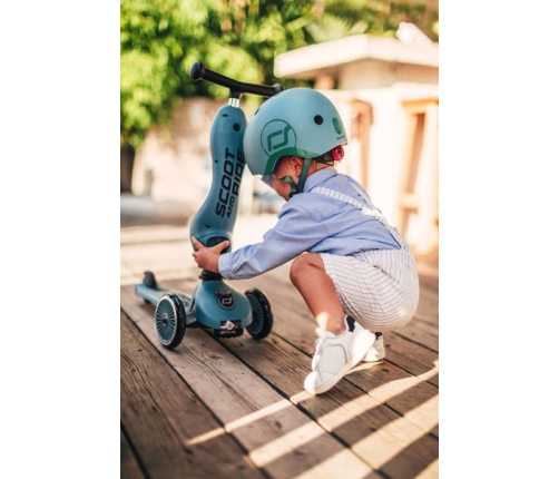 Skrejritenis Bērniem ar sēdekli Scootandride Highwaykick 2in1 Steel