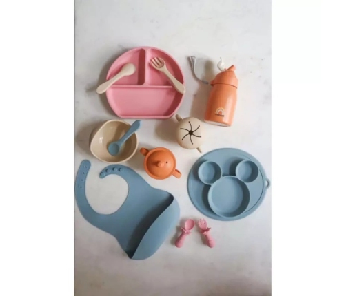 MYROYS Talerzyk z Przyssawką Niebieski