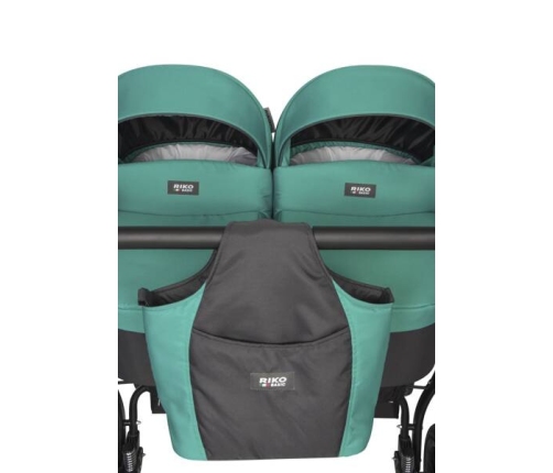 Riko Basic Saxo Wózek Bliźniaczy Głęboko-Spacerowy 01 Lagoon