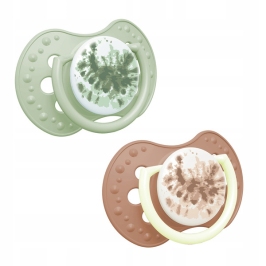 Lovi Smoczek Silikonowy Dynamiczny 18m+ 2 szt Tie Dye Green 22/920girl Lovi Smoczek Silikonowy Dynamiczny 18m+ 2 szt Tie Dye Green 22/920girl