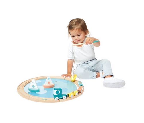 Развивающий пазл-трасса Janod Bolid Sailing Boat Circuit