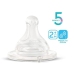 Chicco Smoczki Do Butelki Perfect5 2 szt 2m+ Średni Przepływ