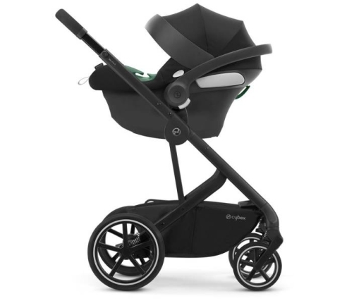 Cybex Aton B2 i-Size Fotelik Samochodowy 0-13kg + Baza One Volcano Black + Tapicerka Letnia White