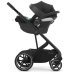 Cybex Aton B2 i-Size Fotelik Samochodowy 0-13kg + Baza One Volcano Black + Tapicerka Letnia White