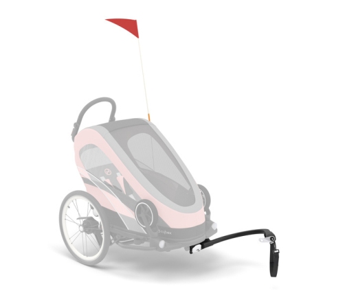 Cybex Zeno Bike Light Pink Спортивная коляска для бега Лыж - Велосипедный прицеп 4in1
