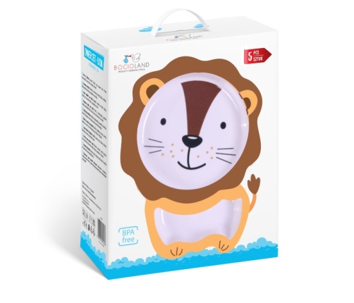 Bocioland Zestaw Naczyń 5 Elementów Lew