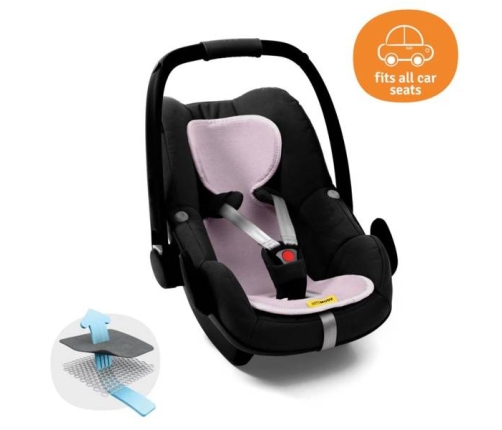 AeroMoov Air Layer pretsviedrēšanas ieliktnis autosēdeklim gr.1 un ratiem Lilac