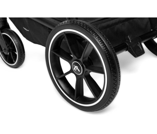Muuvo Trick Jet Black Bērnu rati 2in1
