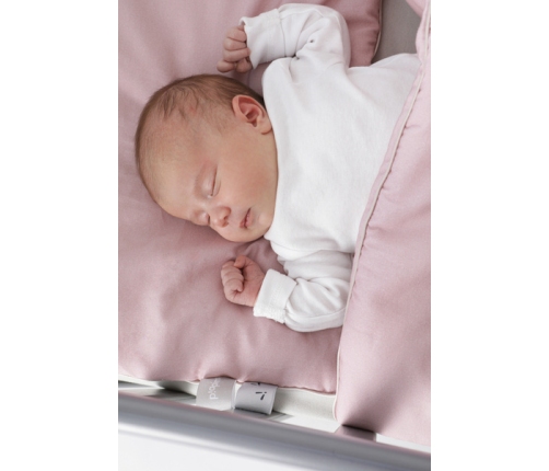 Piapimo SleepSweet Pościel Dziecięca z Wypełnieniem Dwustronna 80 x 100 cm Różowy i Piaskowy