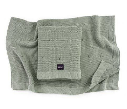 Poofi Kocyk Bawełniany Paris Khaki 80x100