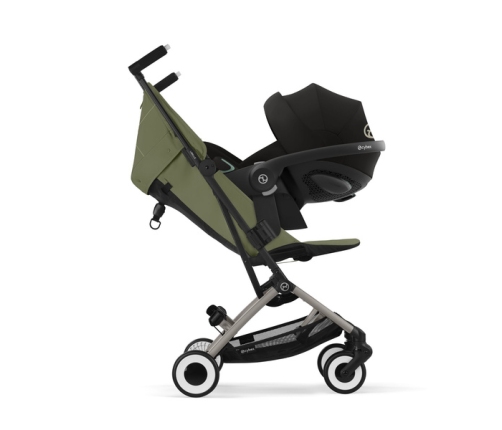 Cybex Libelle 2025 Moss Green Прогулочная коляска + Cybex барьер
