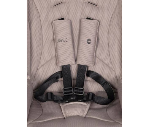 Cavoe Avec 2024 Wózek Głęboko-Spacerowy Bliźniaczy 2w1 Taupe