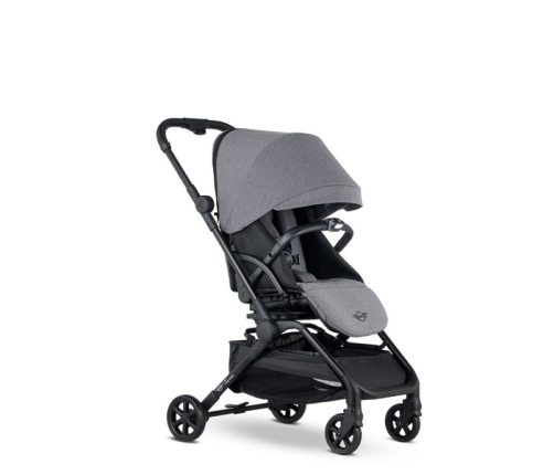 Mini by Easywalker Buggy Turn Kompaktowy Wózek Spacerowy z Obrotowym Siedziskiem 360 Soho Grey
