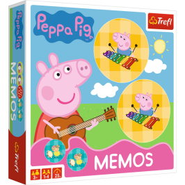 Trefl Memos Gra Dla Dzieci Świnka Peppa 01893