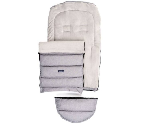 Zaffiro iGrow Plus Melange Grey Bērnu ratu guļammaiss