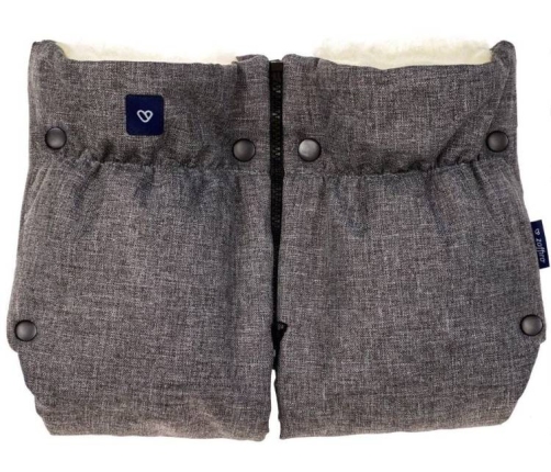 Zaffiro Melange Grey Варежки-муфта на коляску