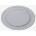 EZPZ Silikonowa Pokrywka Do Małego Talerzyka Mini Mat Pastelowa Szarość