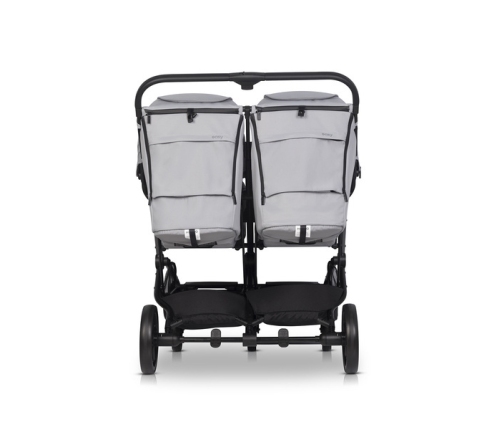 EasyGo Echo Cloudy Gray Dvīņu rati