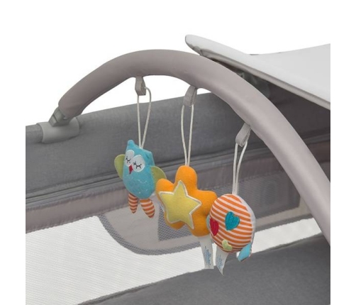 Espiro Dream Łóżeczko Dziecięce z Przewijakiem 108 Pink Smile