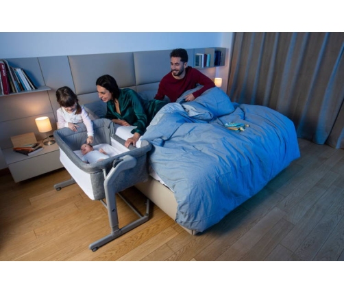 Chicco Next2Me Magic Evo Łóżeczko Dostawne Co-Sleeping Grey Mist